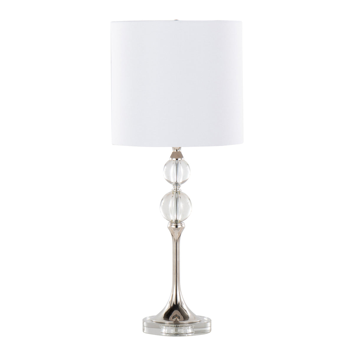 26" Contemporary Crystal Table Lamp