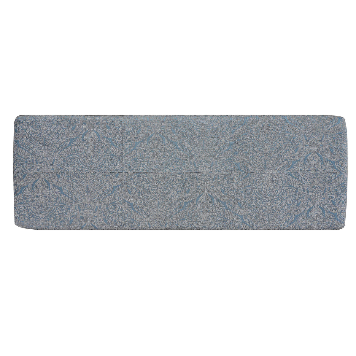 Indoor Jacquard Storage Ottoman Bench