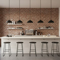 14" LED Black Pendant Light | 5CCT Selectable 2700K-5000K, Dimmable, Etched Glass Diffuser