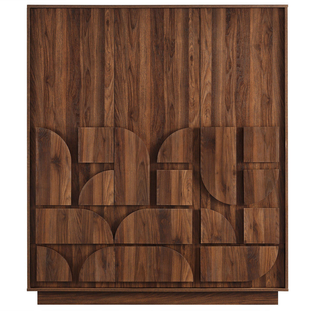 Bulwark 3-Door Wardrobe Closet by Modway