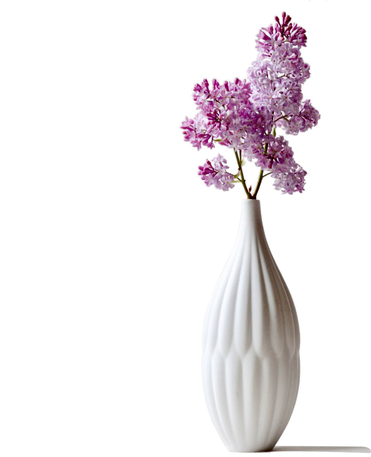 Tall Textured Porcelain Vase